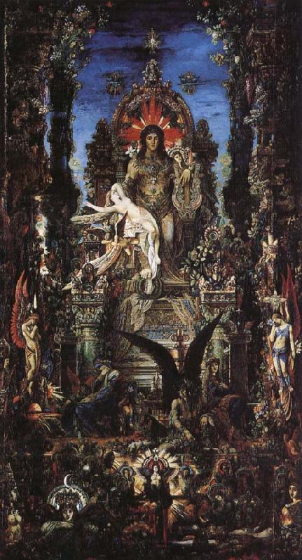 Gustave Moreau Jupiter and Semele oil painting image